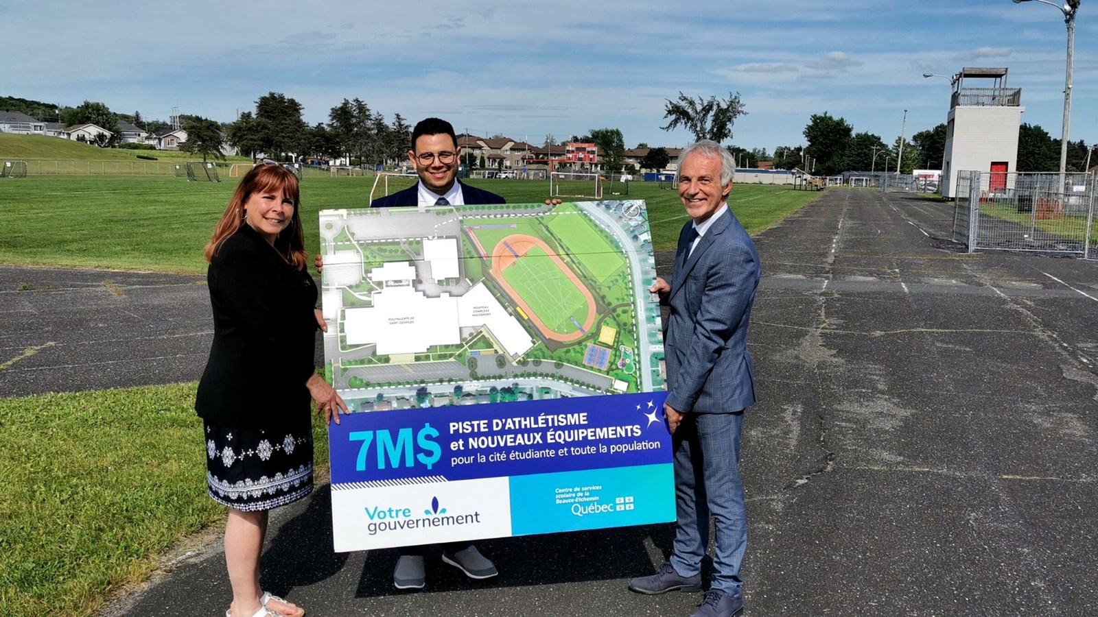 Québec annonce 7 M$ pour une nouvelle piste d'athlétisme et des plateaux sportifs