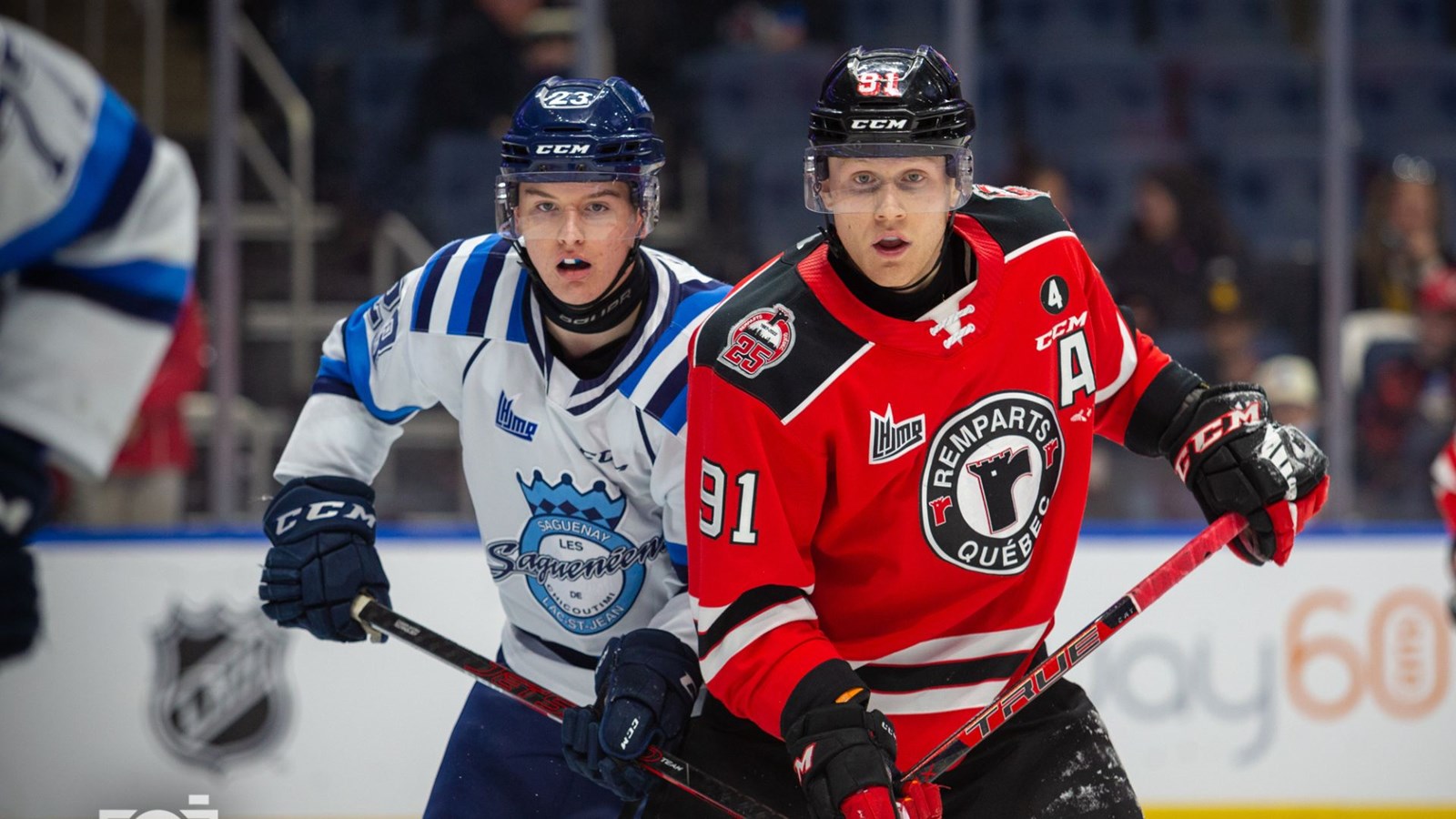Match hors concours des Remparts de Québec à Saint-Joseph-de-Beauce