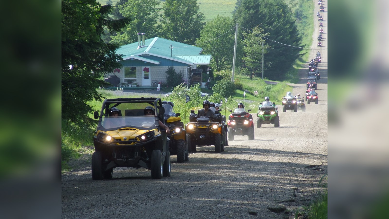 Une randonnée de 200 km en tout-terrain à travers la Beauce