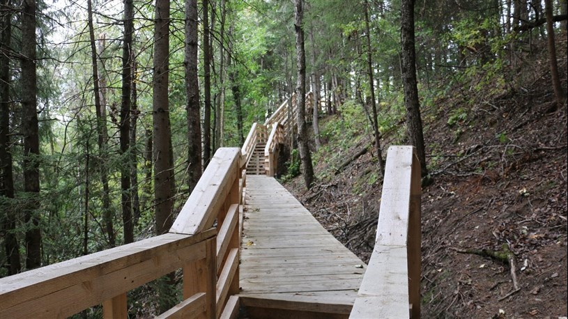 Où se trouvent les sentiers pédestres et cyclables en Beauce-Sartigan?