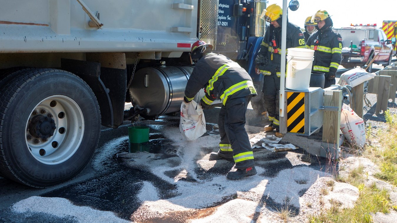 Intervention en matières dangereuses ce matin sur l'A-73