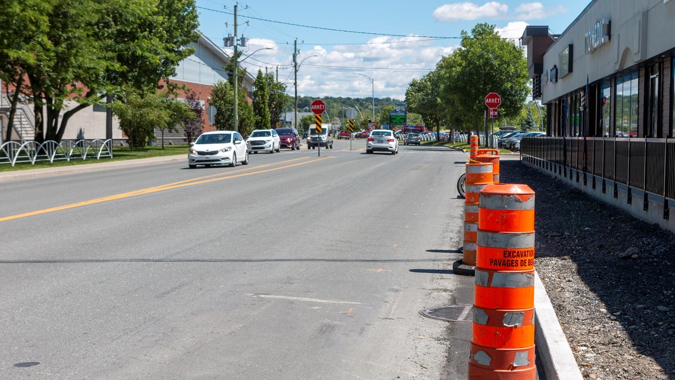 Onze jours de travaux sur la 1re Avenue à Saint-Georges