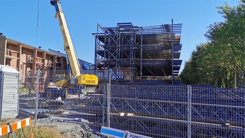 Hausse de 21% des heures travaillées dans l'industrie de la construction