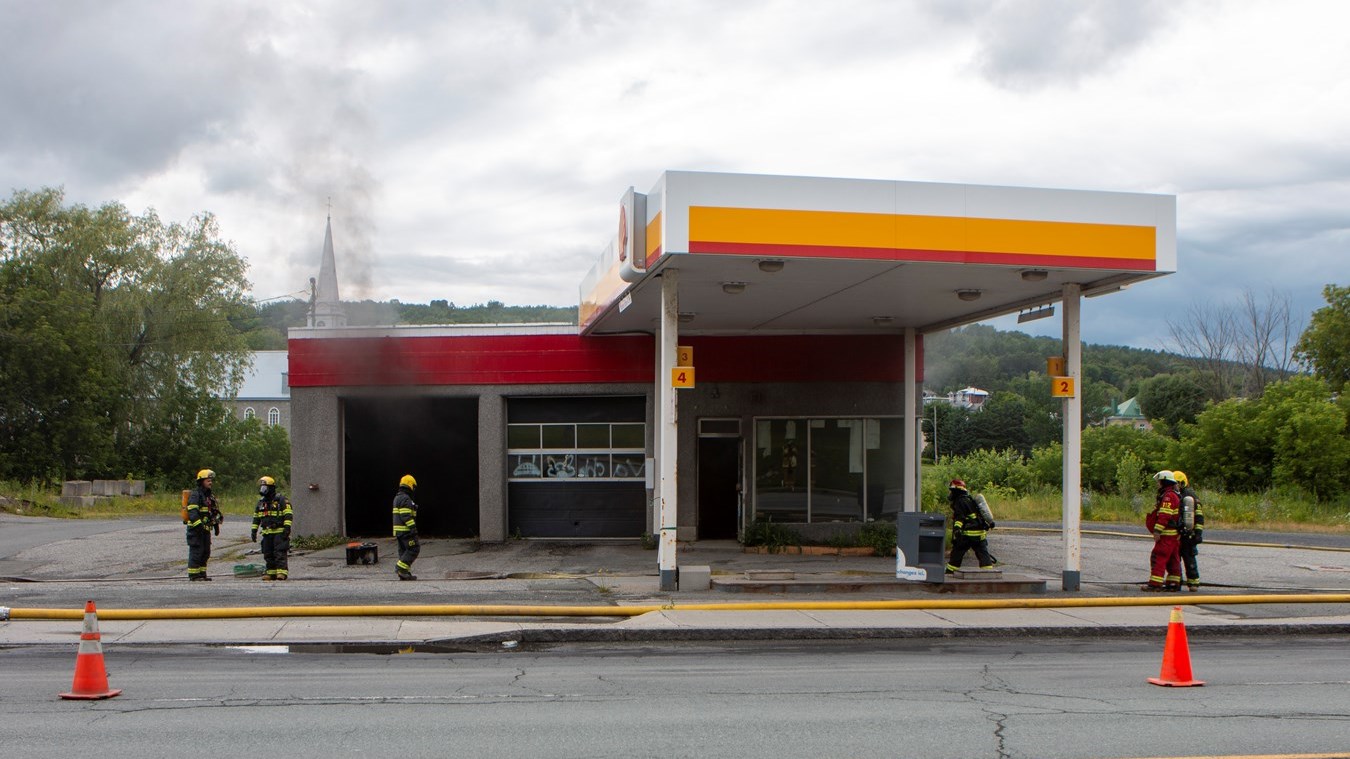 Début d'incendie dans un commerce vacant de Beauceville