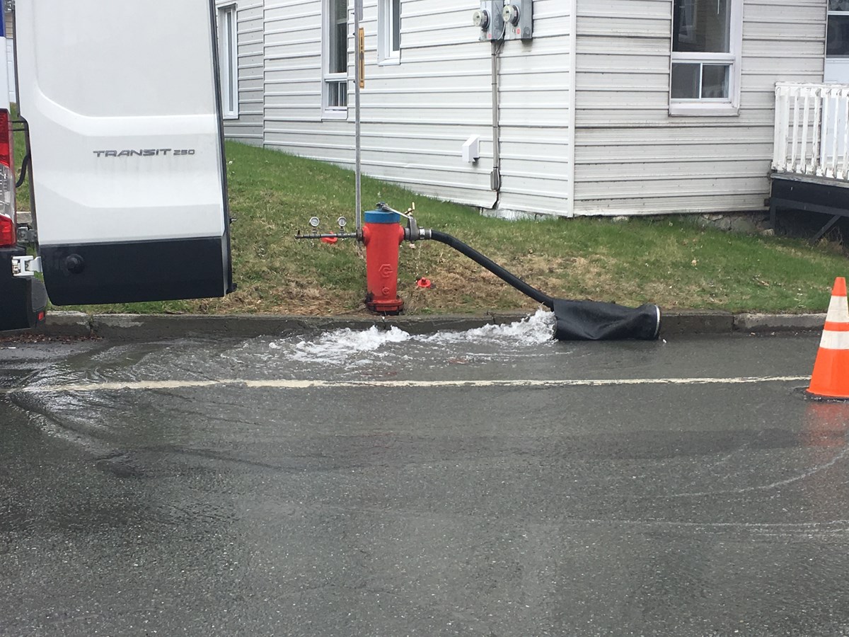 Rinçage du réseau d'aqueduc de Beauceville 