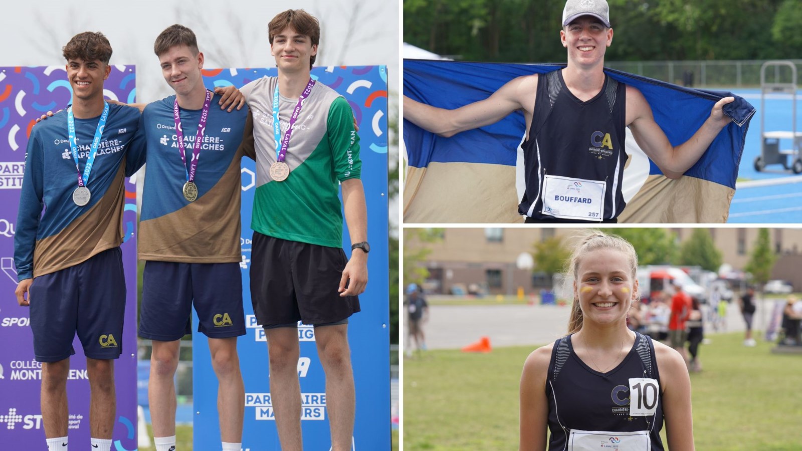 Jeux du Québec : trois Beaucerons médaillés cette fin de semaine