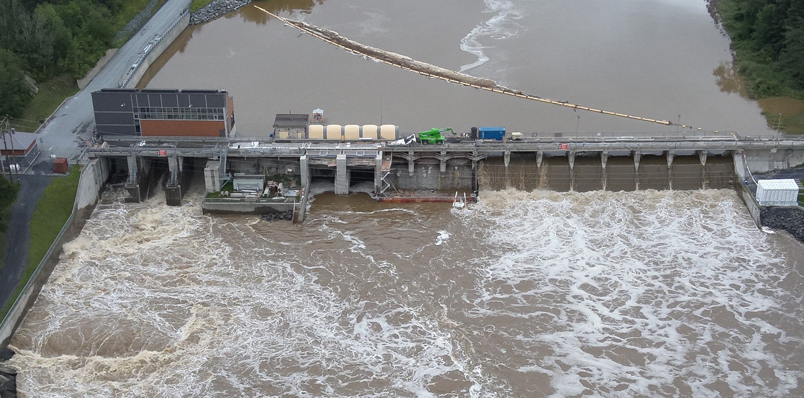 Abaissement du niveau de la rivière Chaudière dès ce matin