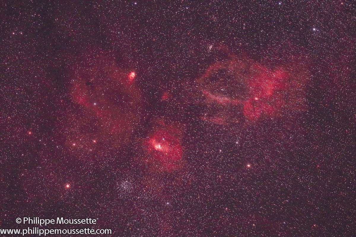 Le ciel à travers la lentille de Philippe Moussette