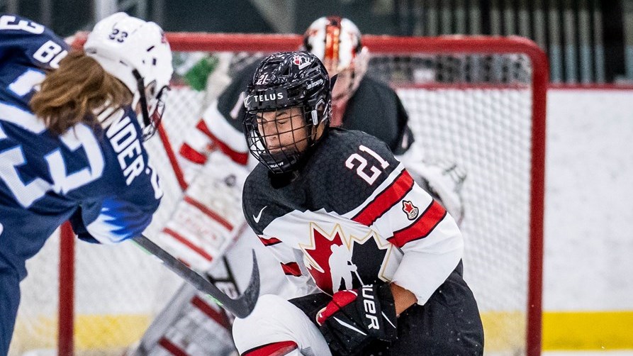 Hockey féminin: le Canada s'incline contre les États-Unis
