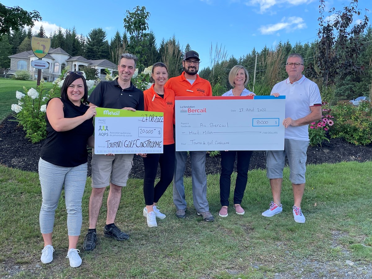 Le troisième tournoi de golf Construxime récolte 28 000$