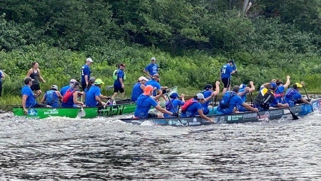 L'équipe de canotage Drakkar de Beauce contente de reprendre du service