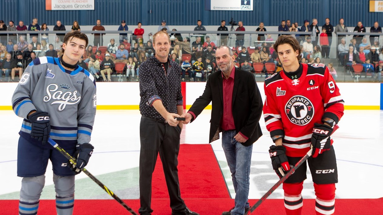 Un premier match au Centre Frameco de Saint-Joseph-de-Beauce