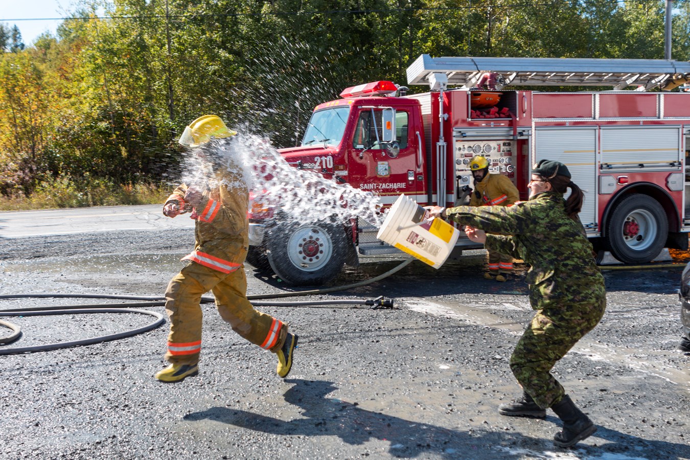 Un premier lave-o-thon sous le signe de l'amusement à Saint-Zacharie