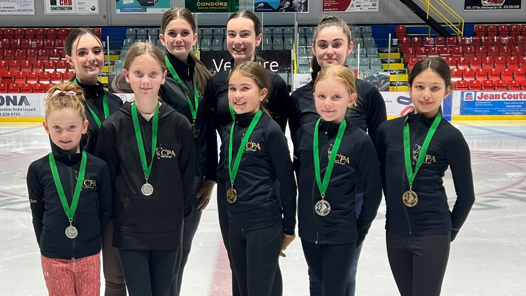 Patinage artistique: de nombreuses médailles au CPA St-Georges