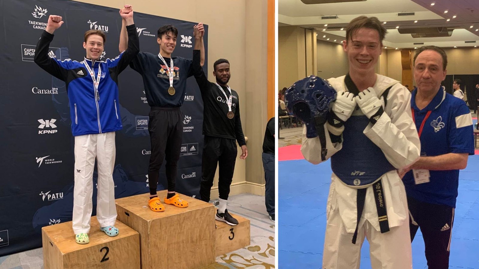 Une médaille d'argent pour Jean Samuel Leclerc au Championnat canadien de Taekwondo