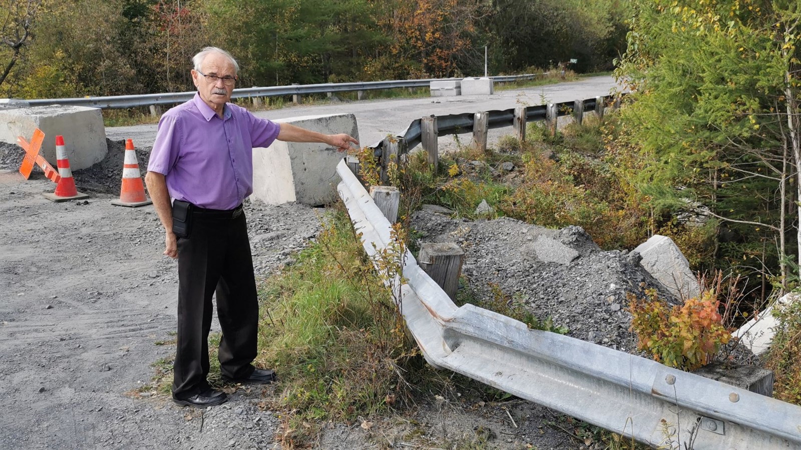 Fermeture du 1er rang à Saint-Alfred: la barricade encore vandalisée