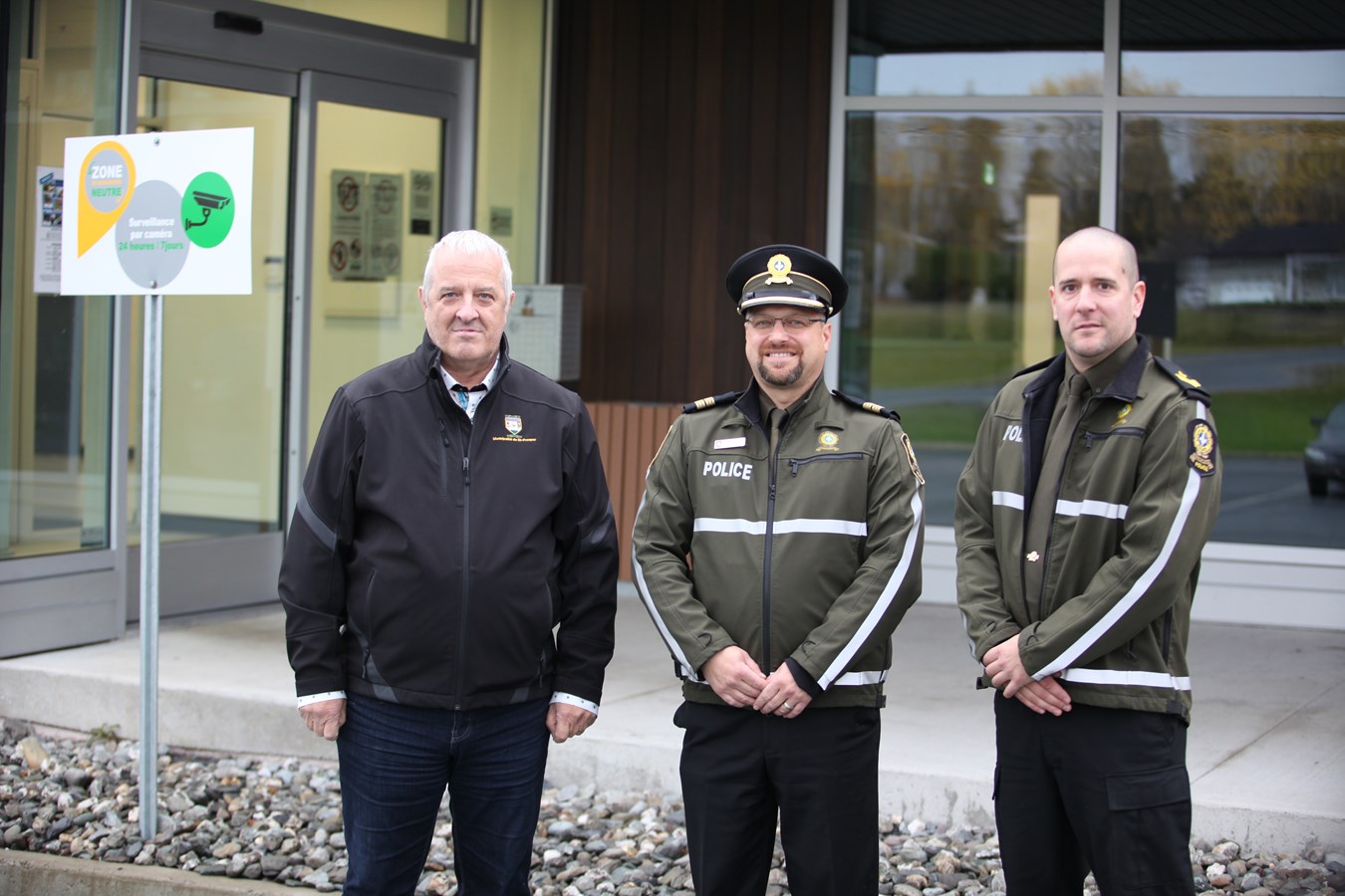 La Sûreté du Québec inaugure une zone neutre à Saint-Prosper