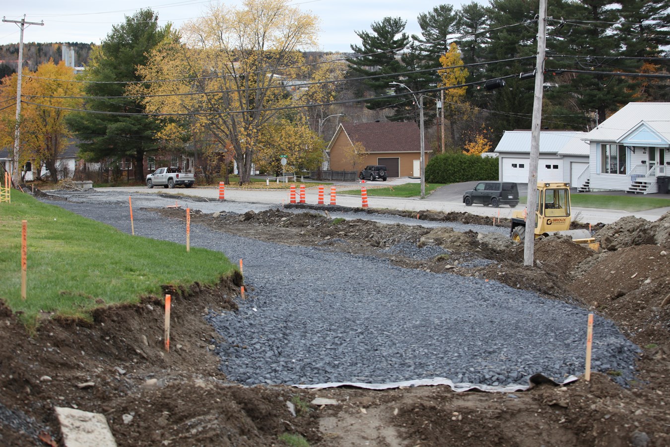 Les travaux de prolongement de la piste cyclable ont débuté