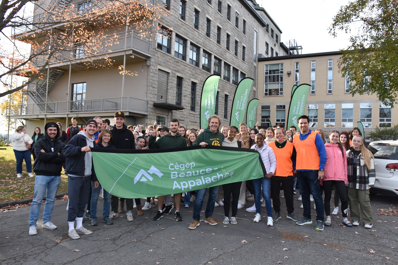 Pierre Lavoie inspire les étudiants du Cégep Beauce-Appalaches 