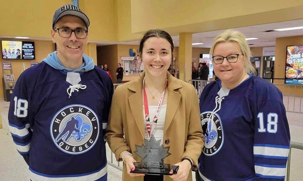 Équipe Québec: la Beauceronne Rosalie Breton élue meilleure défenseure du tournoi