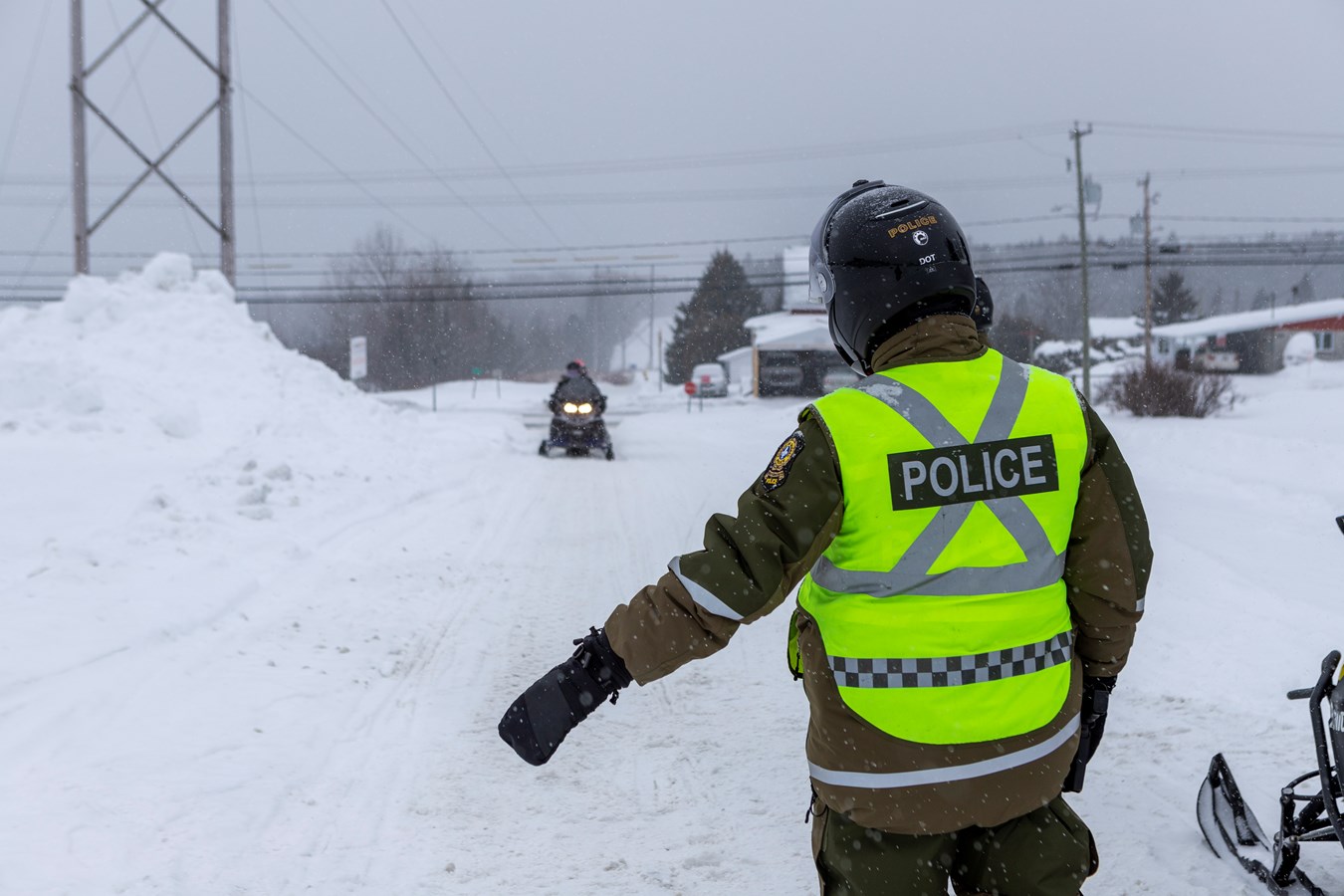 Les policiers surveilleront les sentiers récréotouristiques durant tout l'hiver