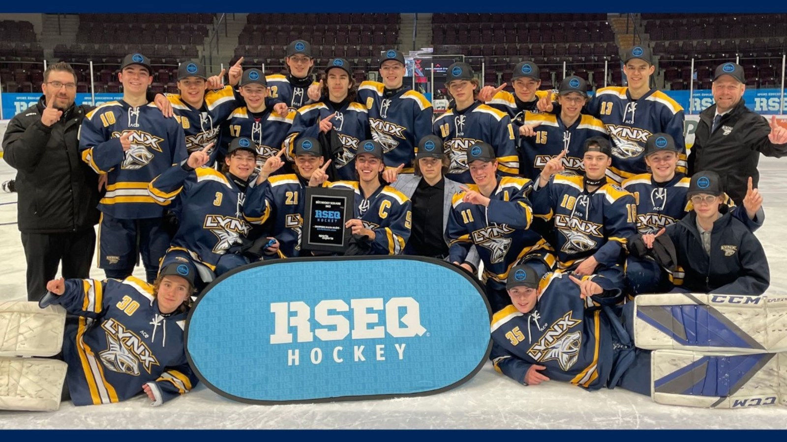 Les Lynx M18D1 Relève sont couronnés champions 