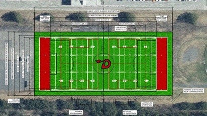 L'École des Deux-Rives aura son terrain de football synthétique 