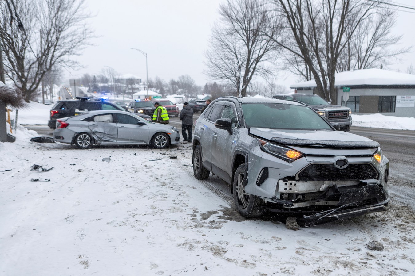 Une collision sur le boulevard Lacroix cause de la congestion