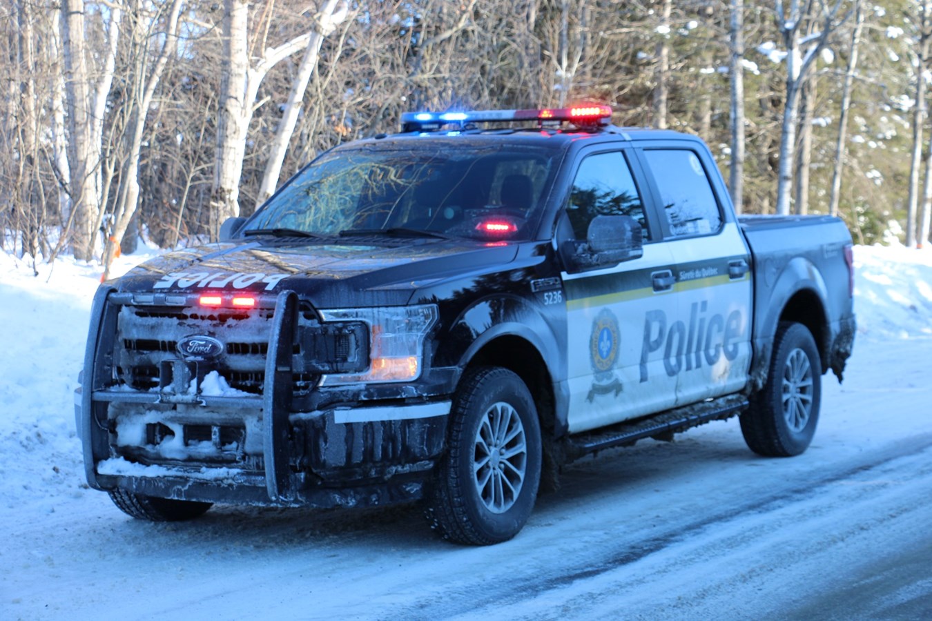 Plusieurs interventions de la Sûreté du Québec la semaine passée