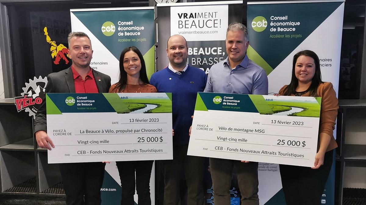 Le vélo à l'honneur grâce aux bourses du Conseil économique de Beauce