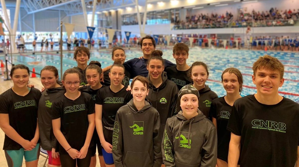 Une vingtaine de médailles pour le Club de Natation Régional de Beauce