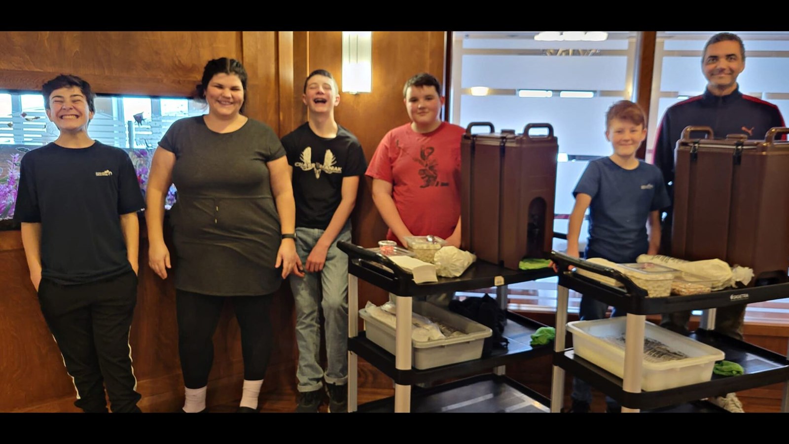 Des ados bénévoles au Manoir du Quartier