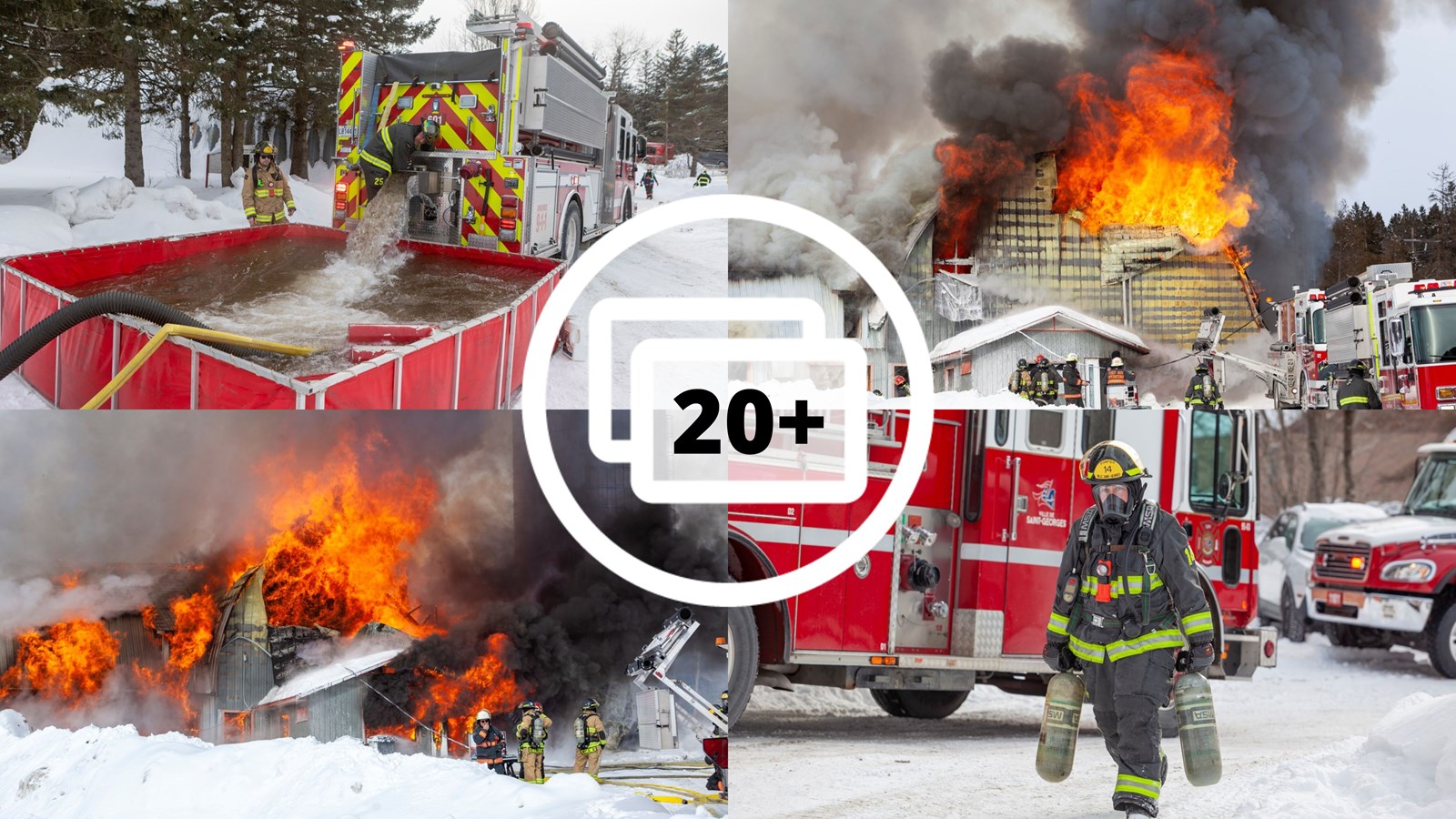 Incendie agricole Saint-Georges : 70 bêtes ont péri 