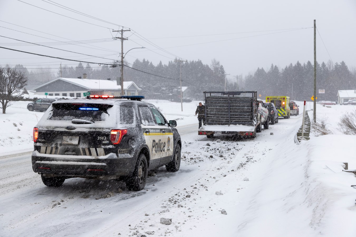 Un accident impliquant trois véhicules à Saint-Georges