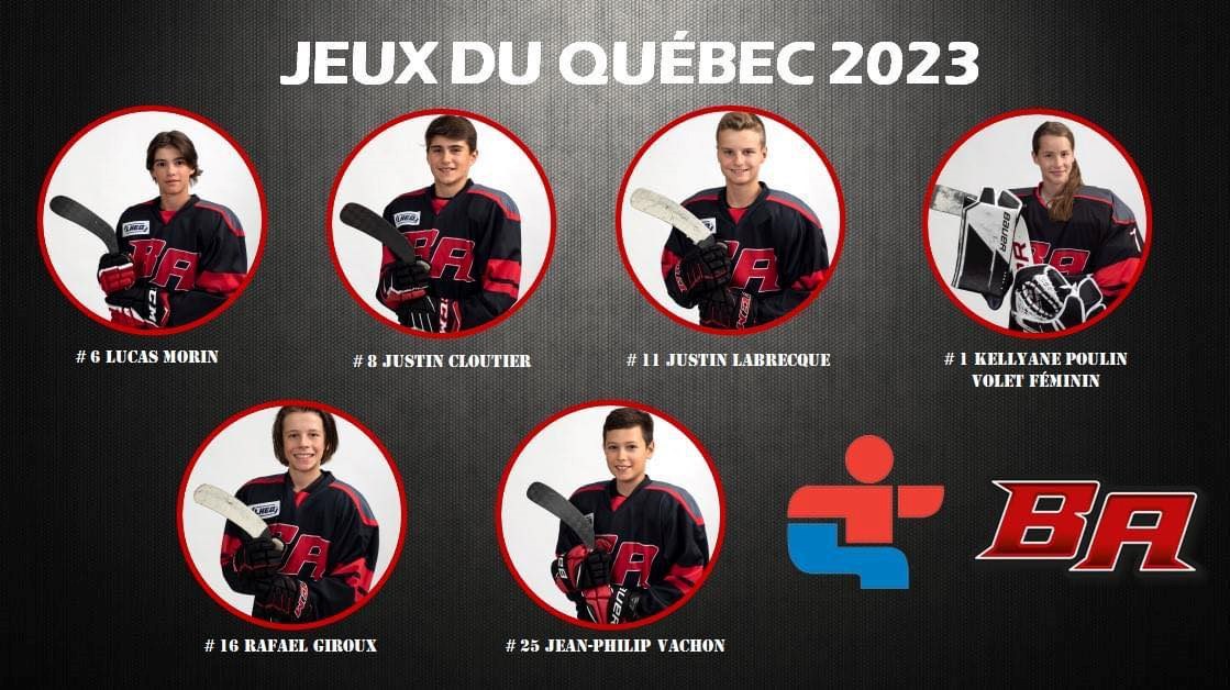 Des représentants des Élites Beauce-Appalaches aux Jeux du Québec