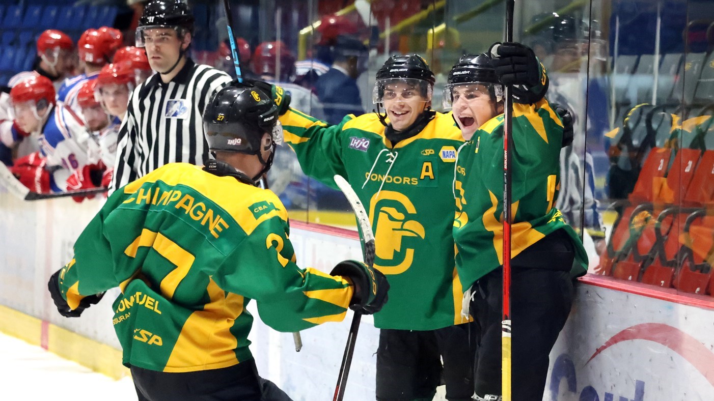 Les Condors complètent leur calendrier régulier au 3e rang 