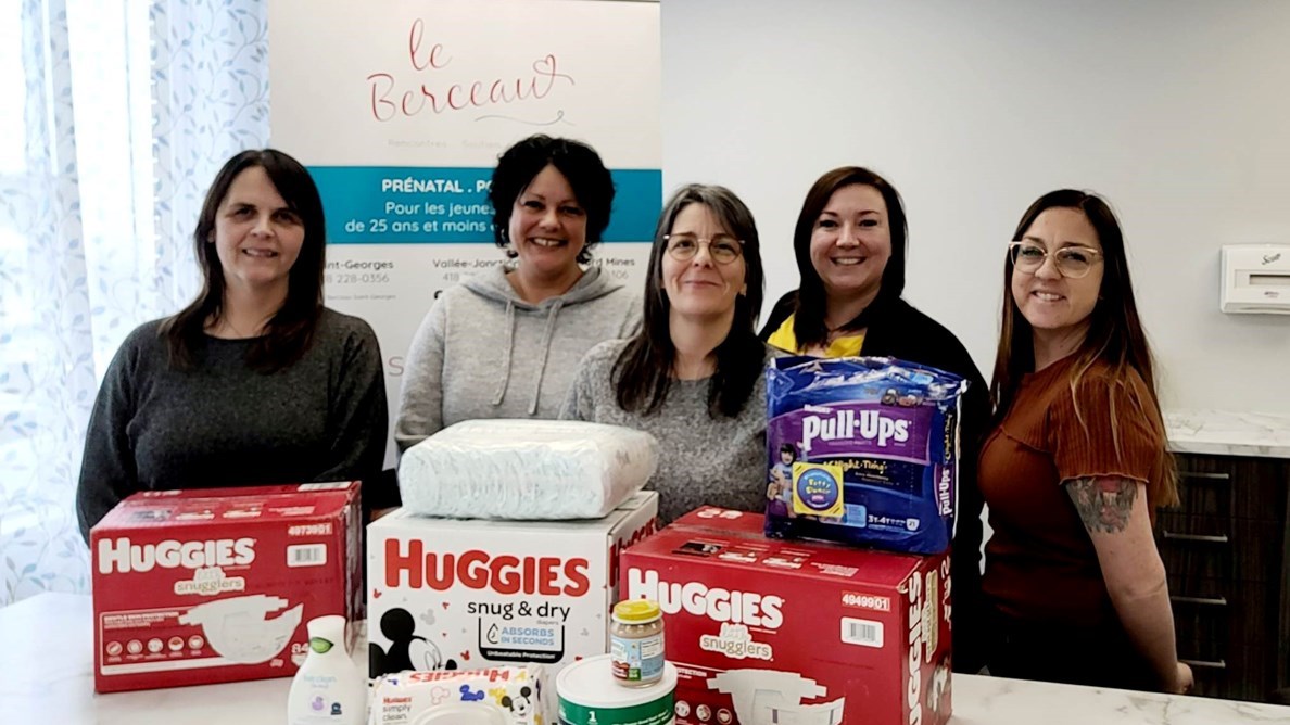 Le Berceau invite aux dons de produits pour bébé