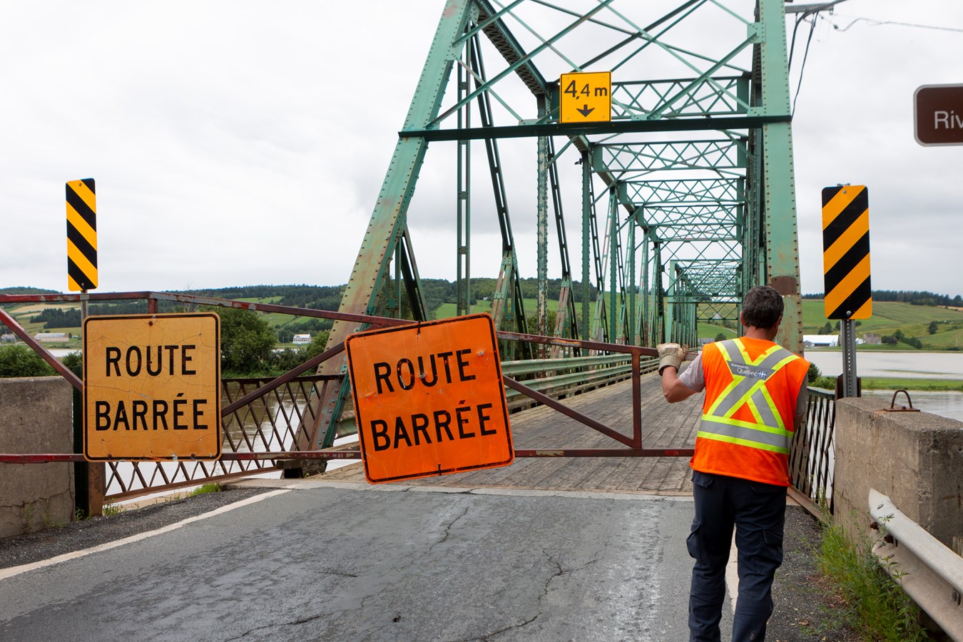 Saint-Joseph-de-Beauce: le pont de la route 276 est fermé