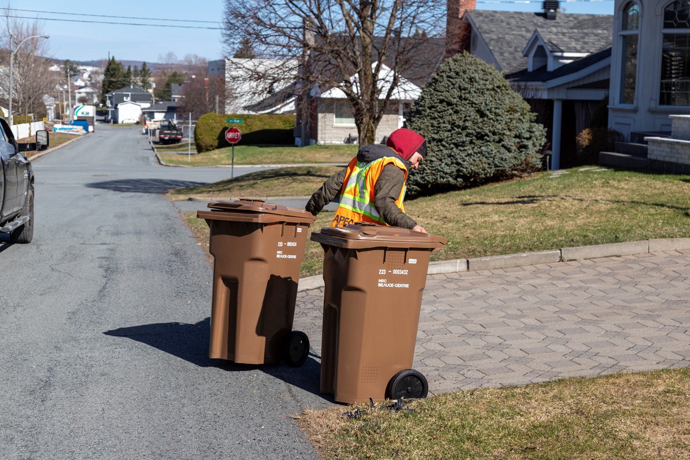 Beauce-Centre: le bac brun est arrivé
