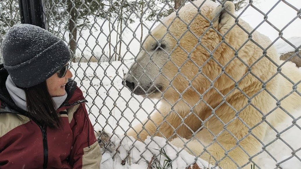 Kléo Carrier entraineuse de mammifères marins