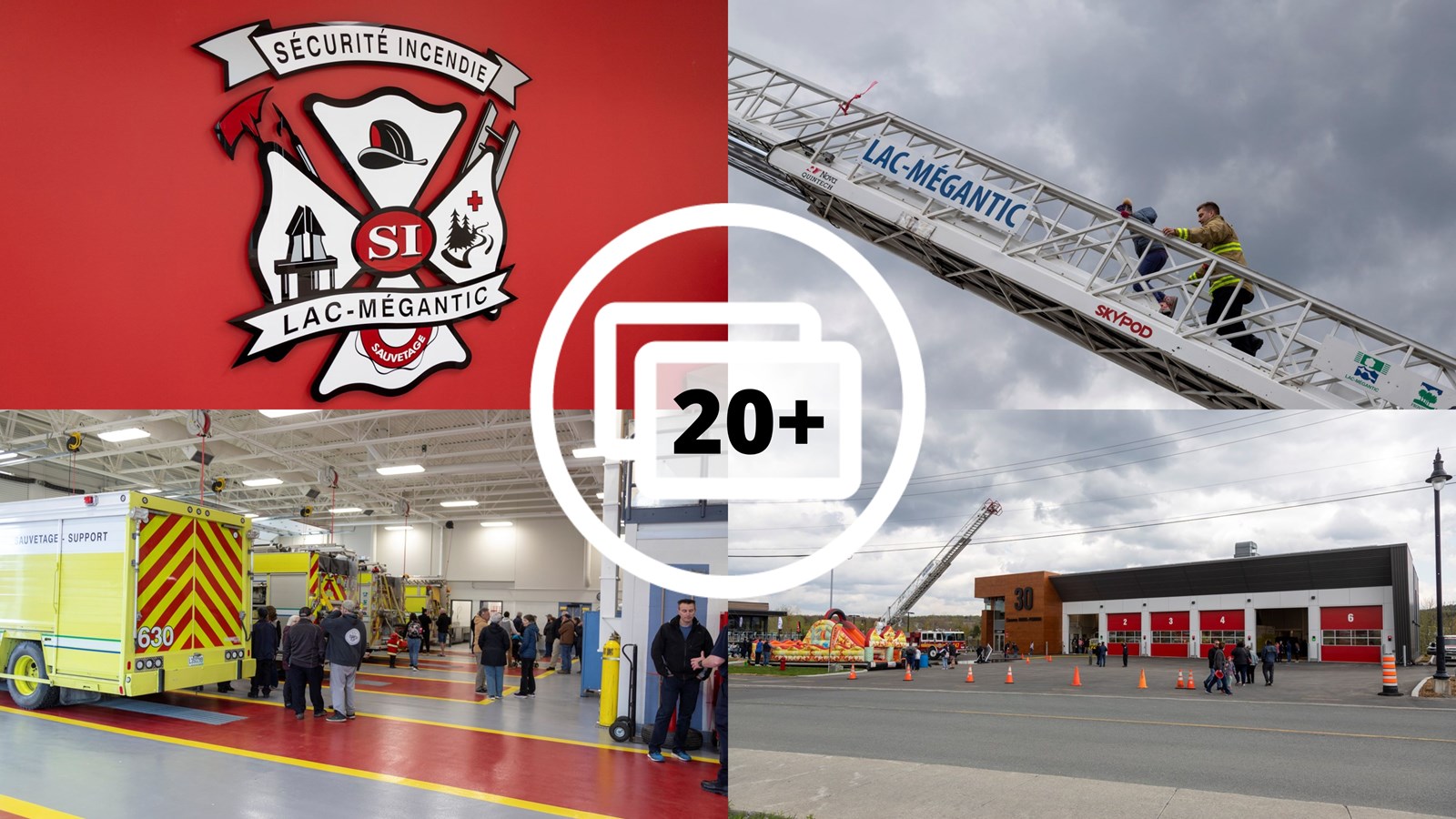 Lac-Mégantic: une nouvelle caserne à la pointe de la technologie