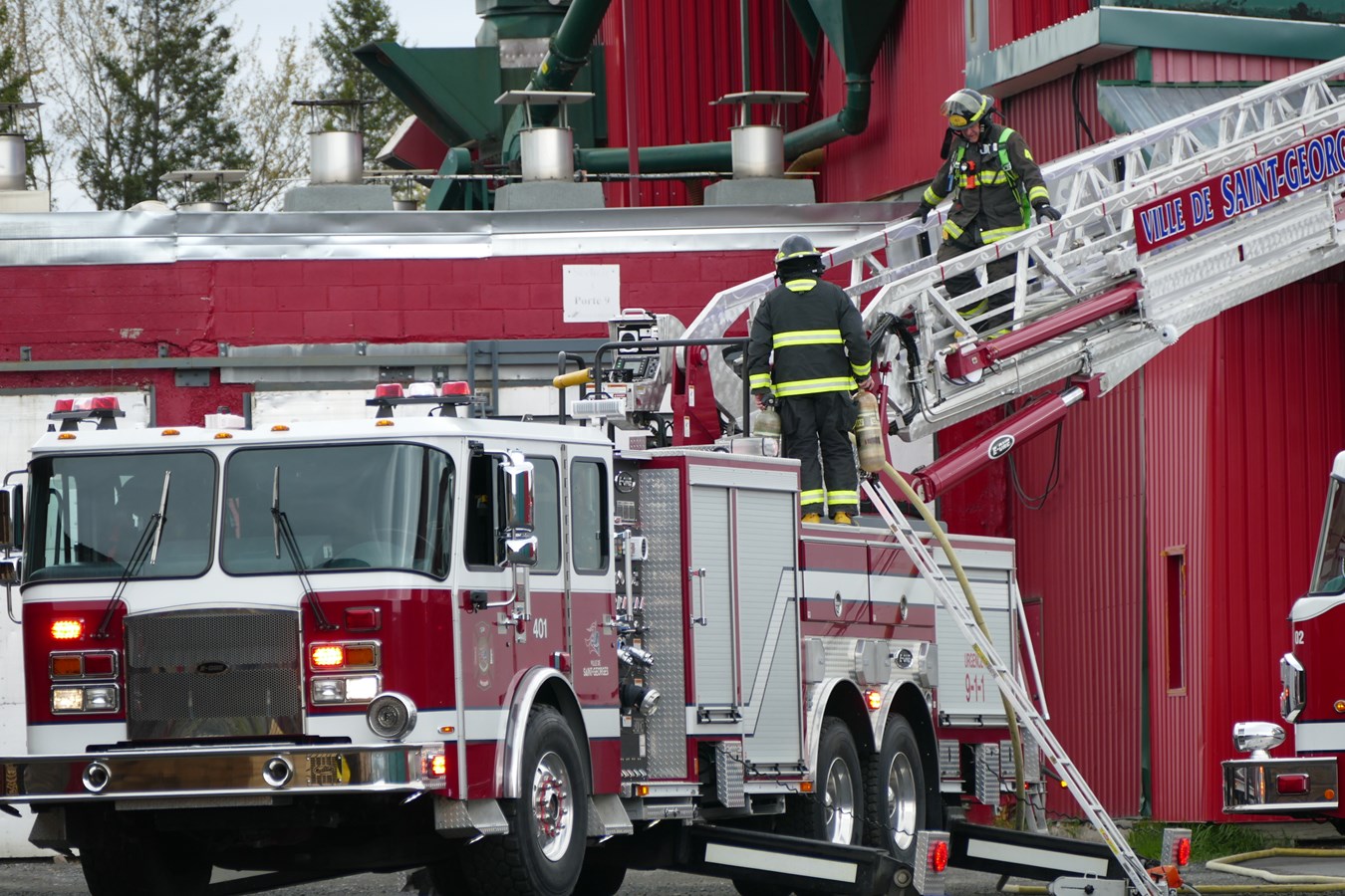 Saint-Georges: un important incendie dans les locaux de Boccam