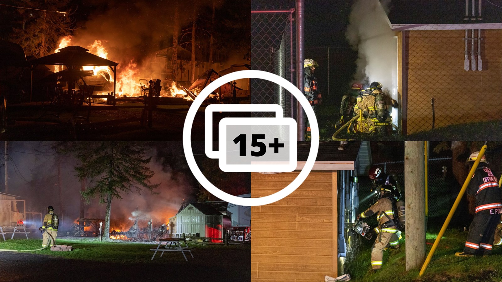 Un incendie de roulotte au camping de La Roche D'or