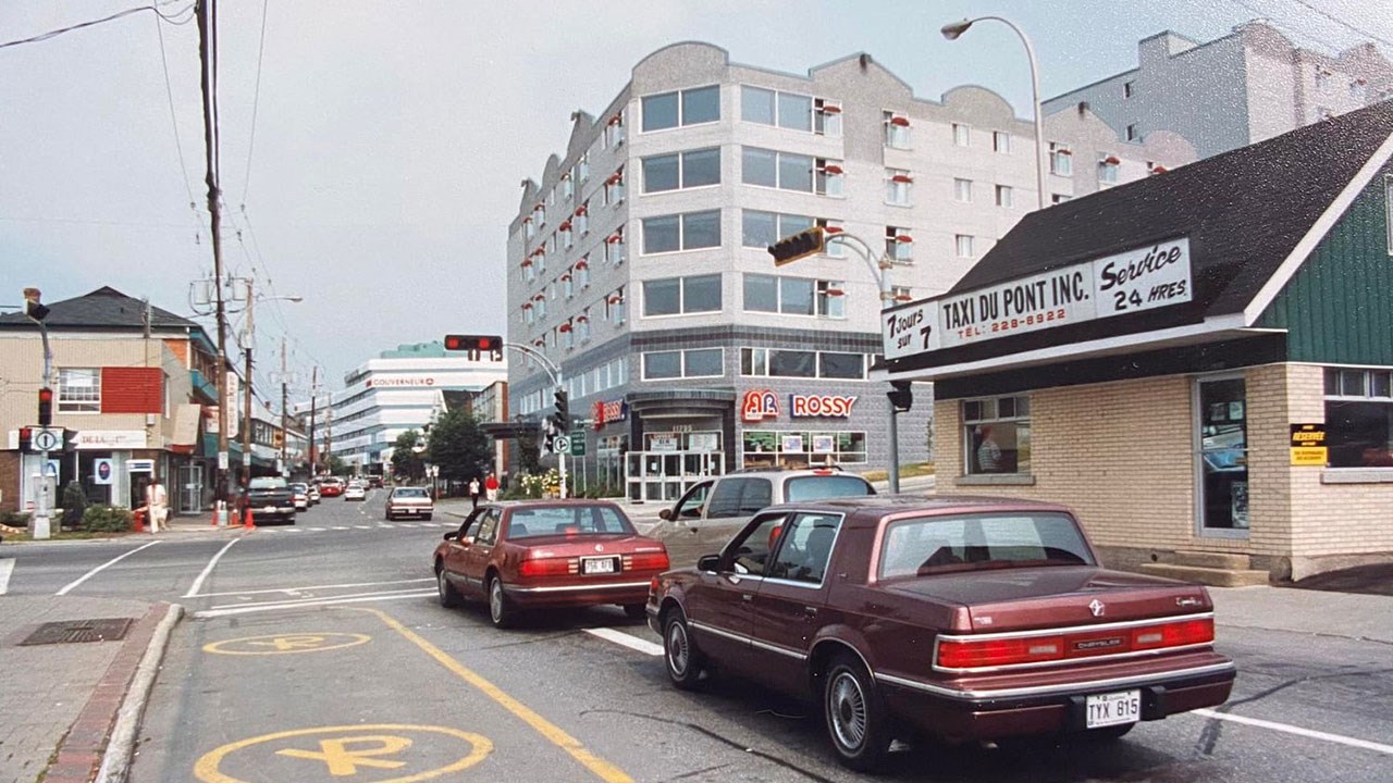 La première avenue en septembre 2000