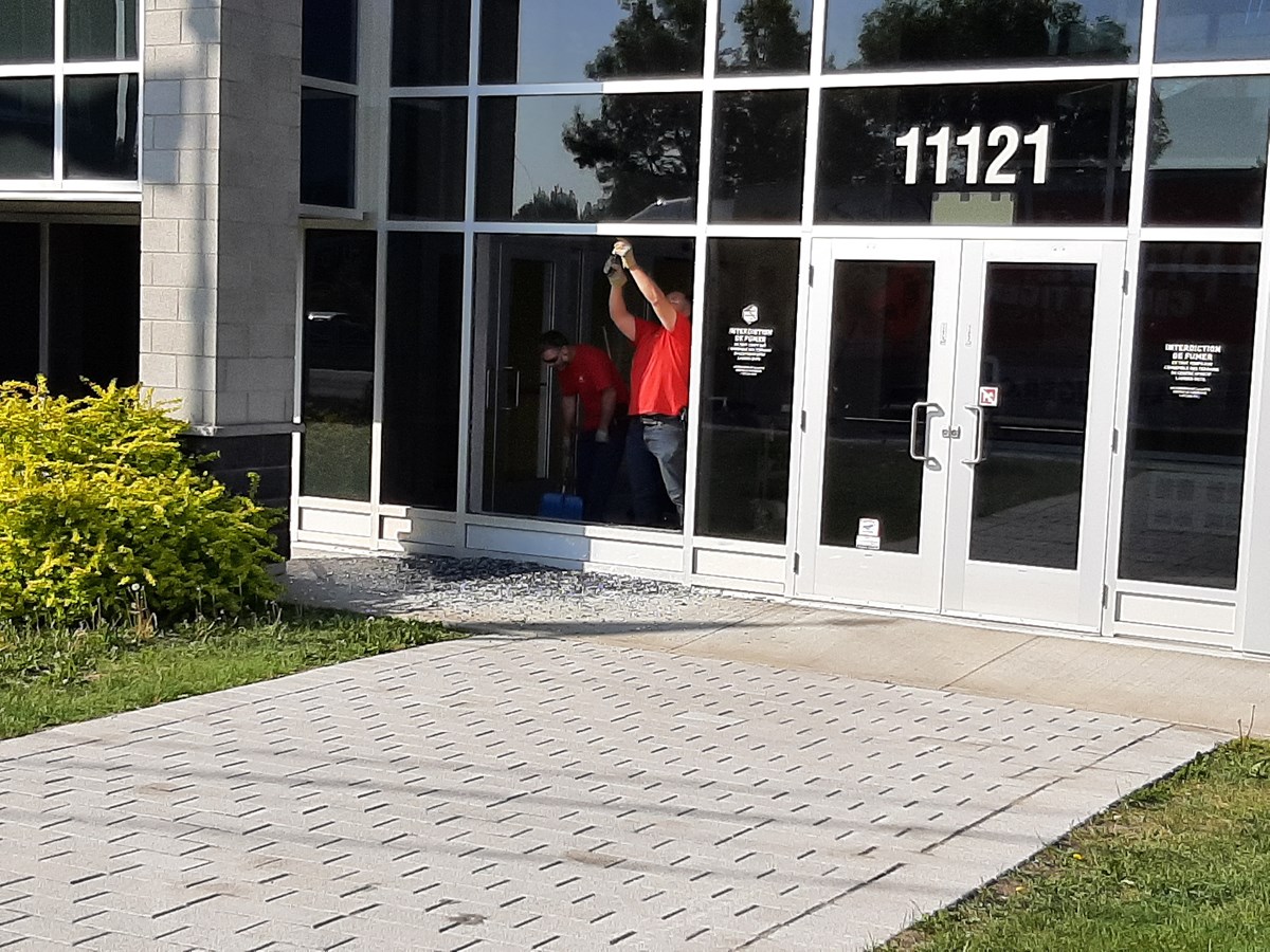 Du vandalisme au Centre sportif Lacroix-Dutil