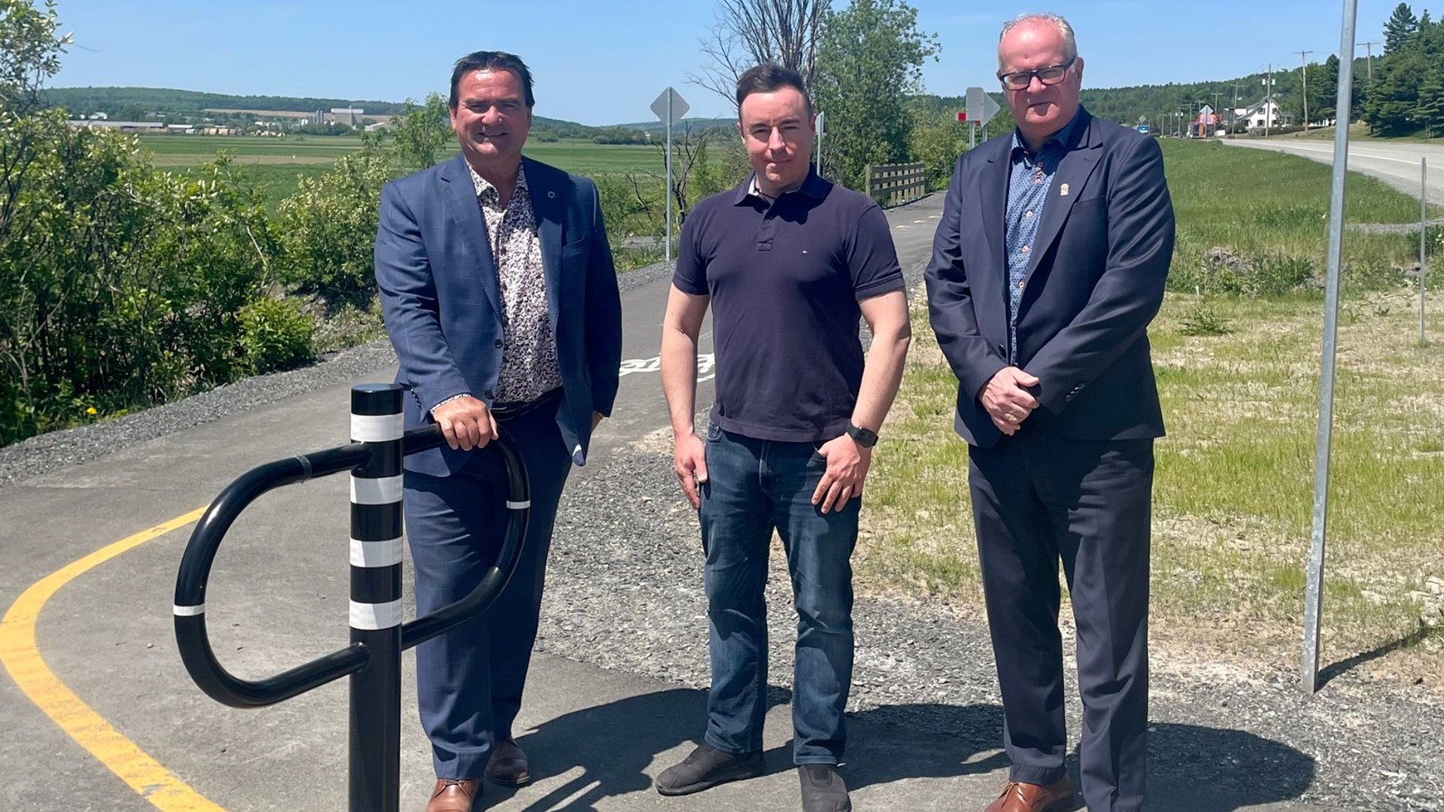 Ouverture des derniers quatre kilomètres de piste cyclable