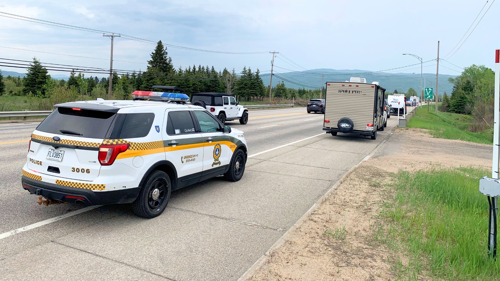 La SQ met en garde les conducteurs pour la période estivale