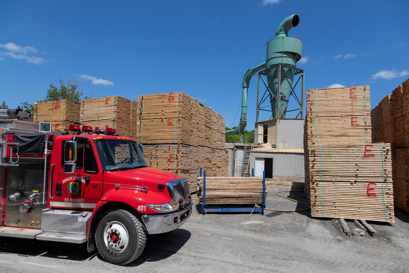Incendie mineur chez Busque & Laflamme Inc