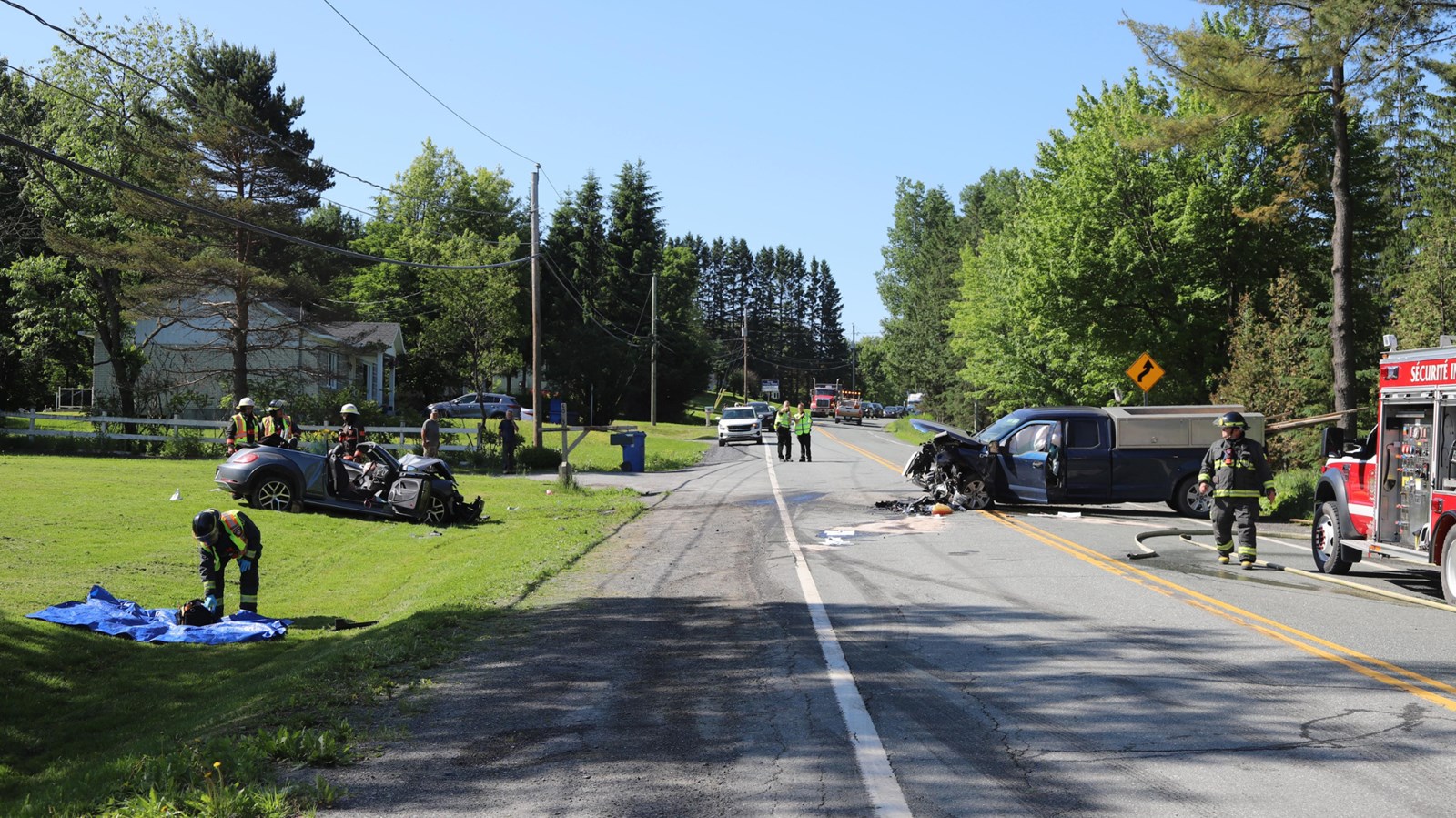 Route 204: un accident fait un blessé grave