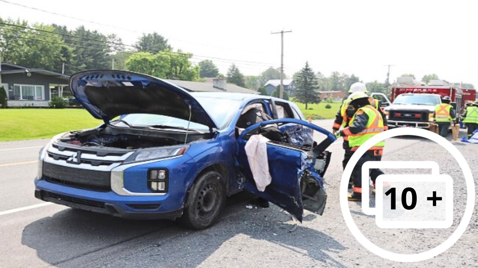 Un accident entre Saint-Georges et Notre-Dame-des-Pins